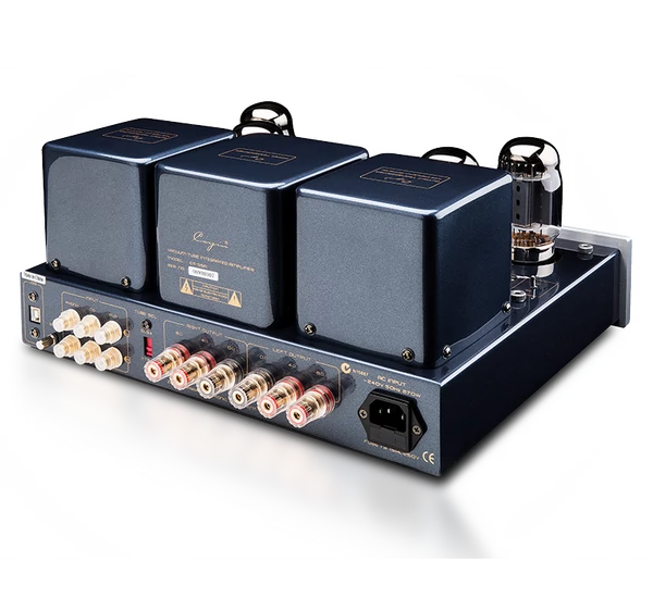 Cayin CS-55A EL34 csöves sztereó erősítő + DAC,