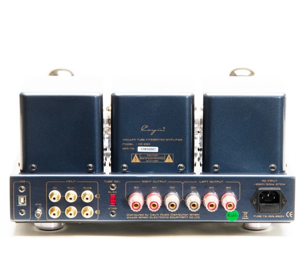 Cayin CS-55A KT88 csöves sztereó erősítő + DAC, fekete