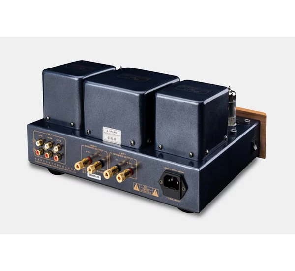 Cayin MT-12N 6P1 csöves sztereó erősítő, fekete, aluminium előlap