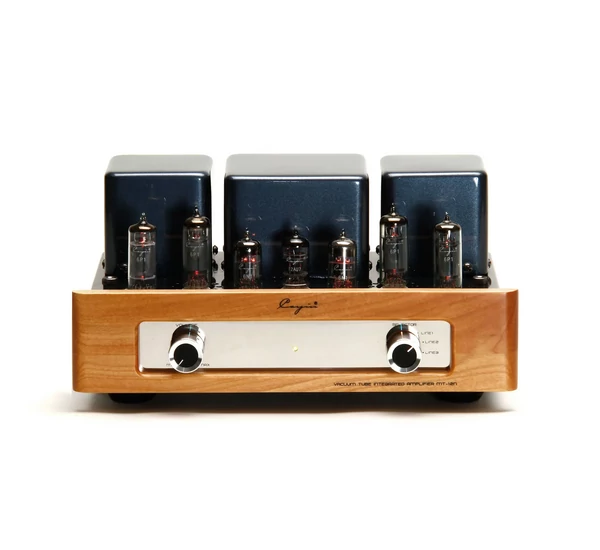 Cayin MT-12N 6P1 csöves sztereó erősítő, fa előlap