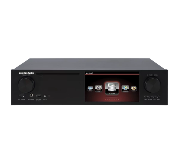 Cocktail Audio X35 multifunkciós hálózati lejátszó, beépített erősítővel, fekete