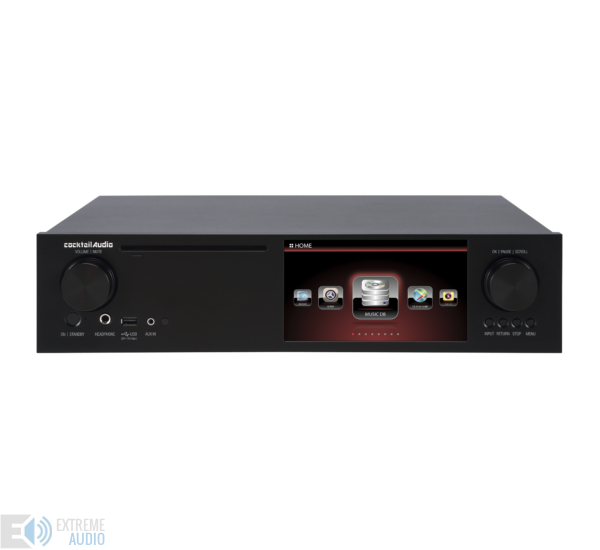 Cocktail Audio X35 multifunkciós hálózati lejátszó, beépített erősítővel, fekete