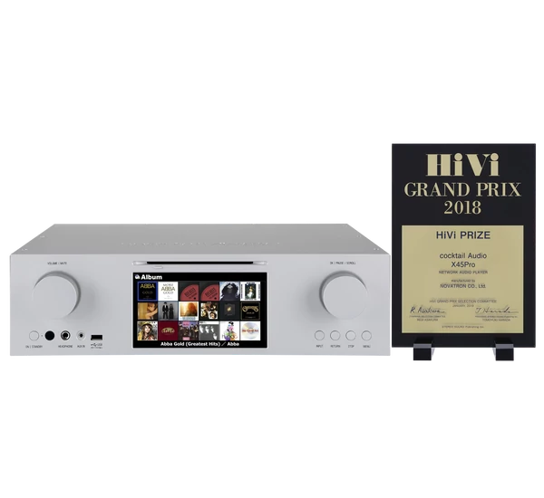 Cocktail Audio X45Pro multifunkciós hálózati lejátszó, ezüst (Bemutató darab)