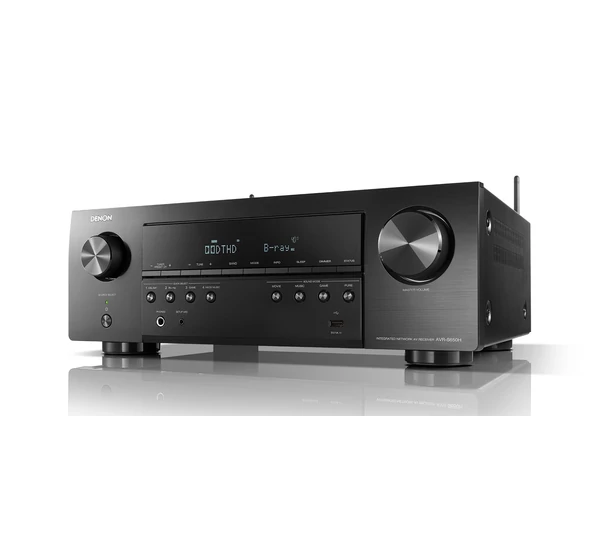 Denon AVR-S650H 5.2 4K házimozi erősítő, fekete