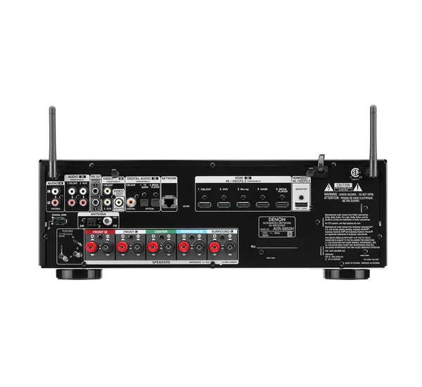 Denon AVR-S650H 5.2 4K házimozi erősítő, fekete