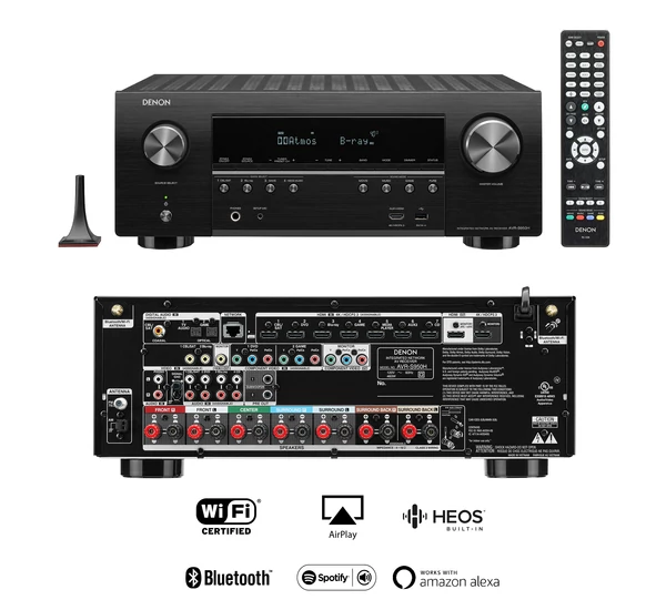 Denon AVR-S950H 7.2 4K házimozi erősítő, fekete