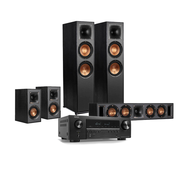 Denon AVR-S660H + Klipsch R-620F 5.0 házimozi szett