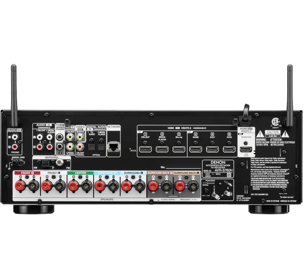 Denon AVR-S760H 7.2 házimozi erősítő, fekete