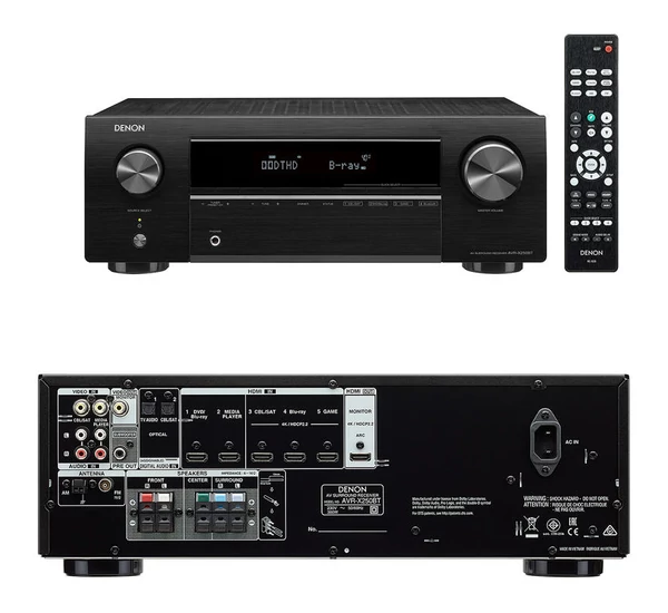 Denon AVR-X250BT 5.1 HD házimozi erősítő