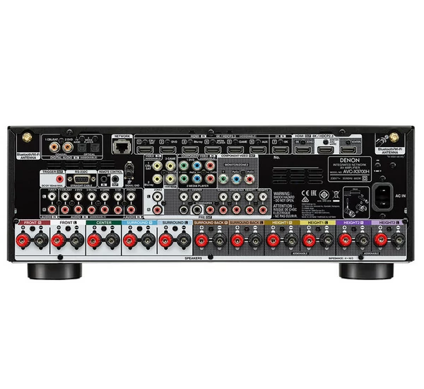 DENON AVC-X3700H 9.2 házimozi erősítő, fekete (Bemutató darab)
