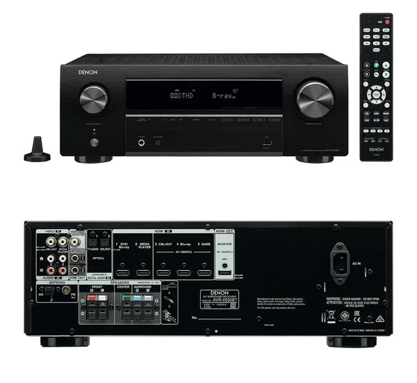 Denon AVR-X550BT 5.2  HD házimozi erősítő