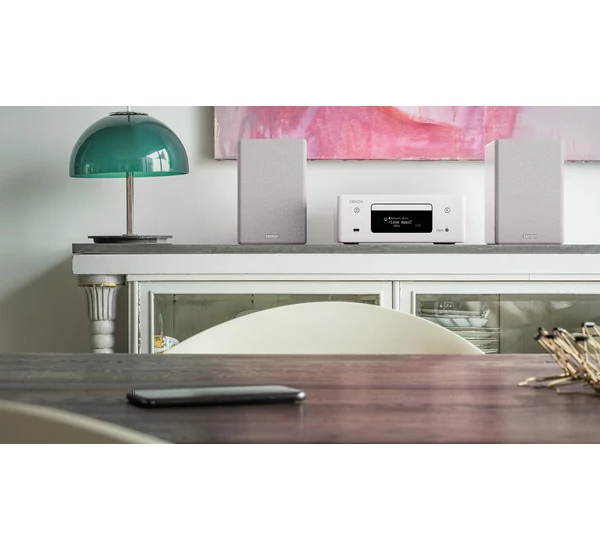 Denon CEOL N10 mikro Hi-fi torony, fehér