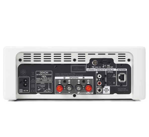 Denon CEOL N10 mikro Hi-fi torony, fehér
