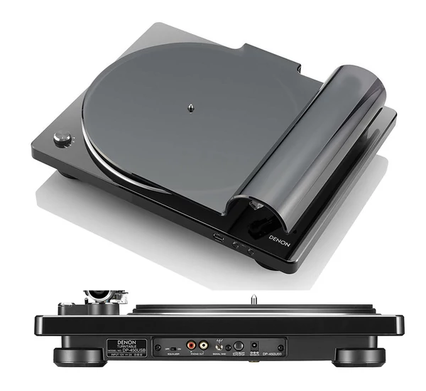 DENON DP-450USB Lemezjátszó, fekete