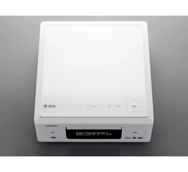 DENON RCD-N12 DAB sztereó CD/rádióerősítő, fehér