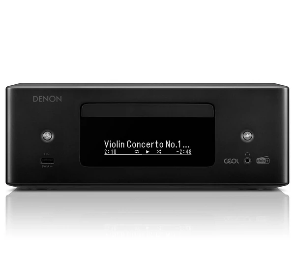 Denon RCD-N12 DAB sztereó CD/rádióerősítő, fekete