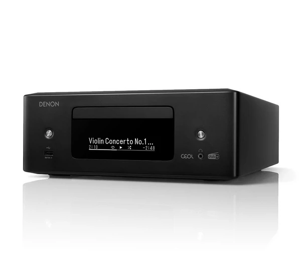 Denon RCD-N12 DAB sztereó CD/rádióerősítő, fekete