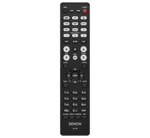 Denon RCD-N12 DAB sztereó CD/rádióerősítő, fekete