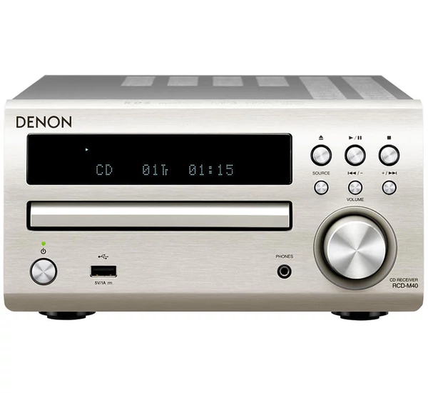 Denon RCD-M40 mini hi-fi torony ezüst