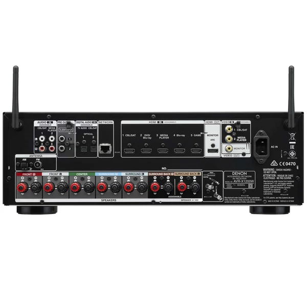 Denon AVR-X1200W 7.2 HD AV erősítő,Dolby Atmos,DTS X hangzással