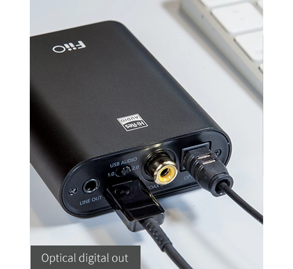 FiiO K3s DAC+AMP Asztali fejhallgató erősítő D/A konverterrel, fekete