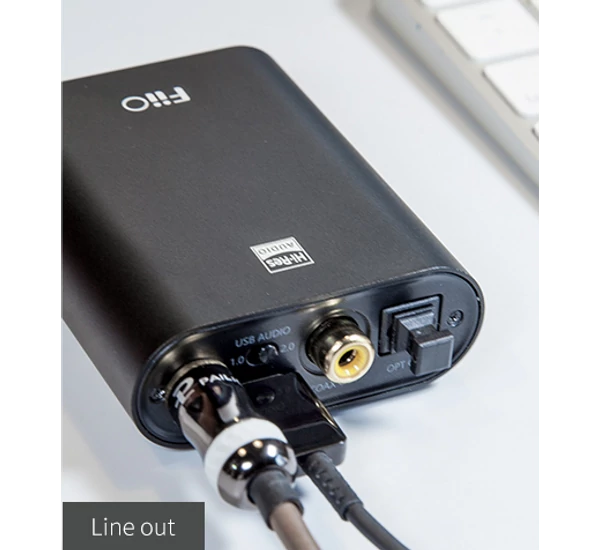 FiiO K3s DAC+AMP Asztali fejhallgató erősítő D/A konverterrel, fekete