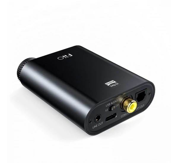 FiiO K3s DAC+AMP Asztali fejhallgató erősítő D/A konverterrel, fekete