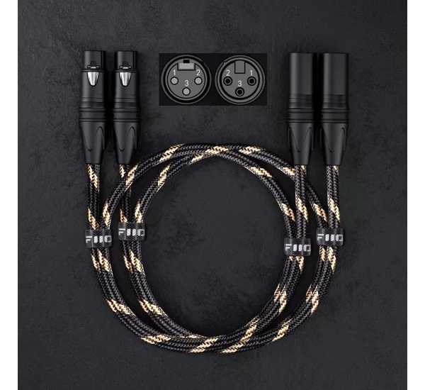 FIIO LX-XLR4 (L) XLR3 anya-apa 2 x 150 cm kábel