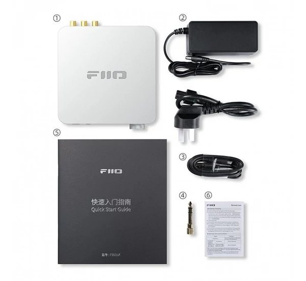 FiiO K11 asztali DAC erősítővel, fekete