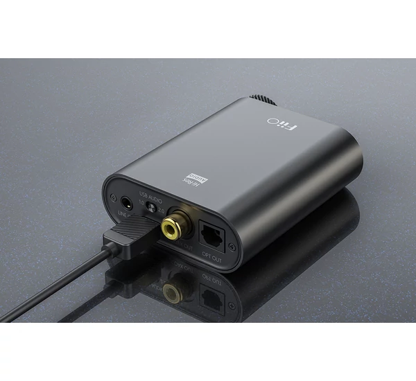 FiiO K3 DAC+AMP Asztali fejhallgató erősítő D/A konverterrel, fekete