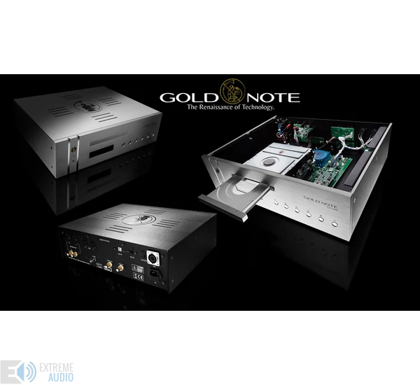 Gold Note CD-1000 MKII DELUXE CD lejátszó, fekete