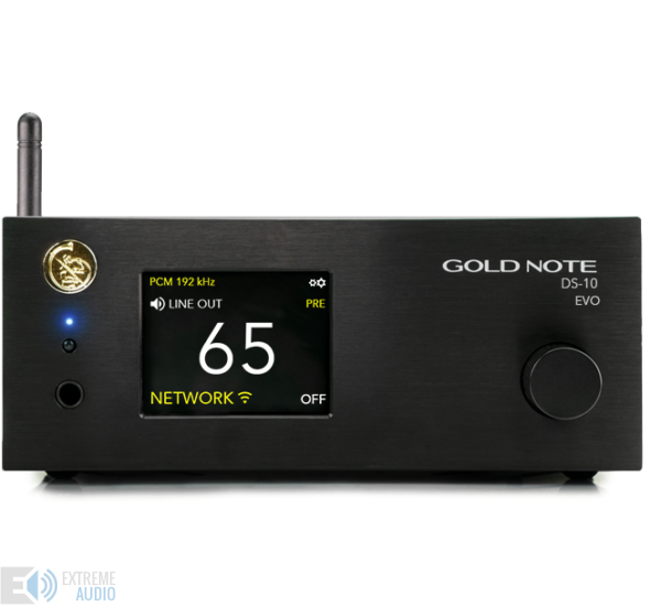 Gold Note DS-10 EVO streaming DAC, fekete