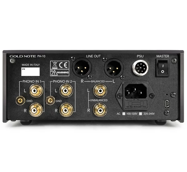 Gold Note PH-10 phono előerősítő, fekete