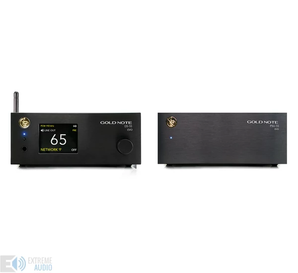 Gold Note DS-10 EVO streaming DAC (bemutató darab) + Gold Note PSU-10 EVO külső tápegység