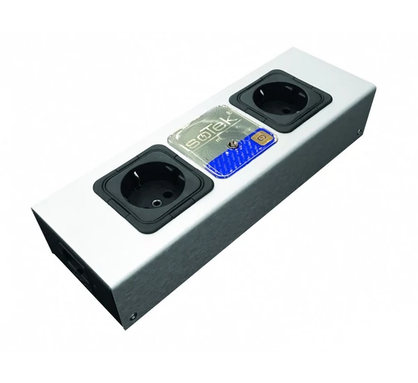 Isotek EVO3 Gemini tápelosztó (2 kimenetes), ezüst