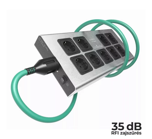 IsoTek V5 Corvus - tápelosztó és szűrő