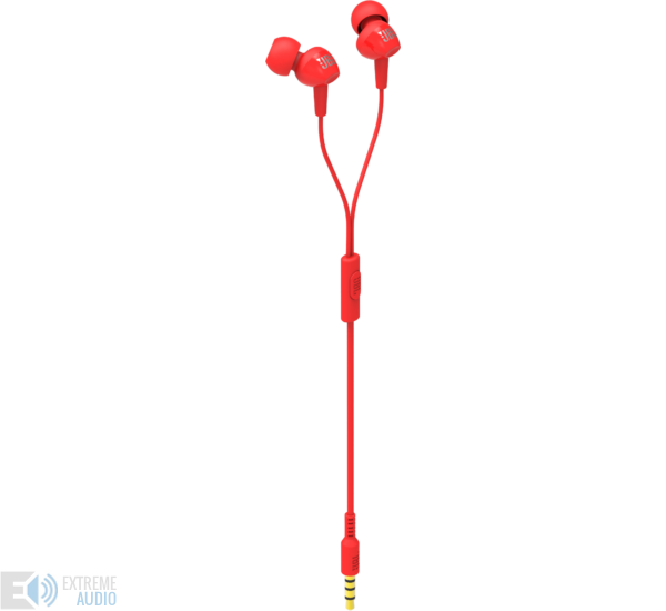 JBL C100SI fülhallgató, piros