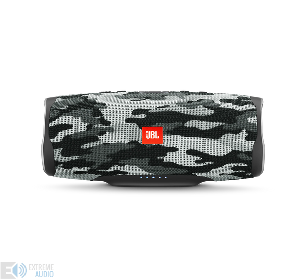 JBL Charge 4 vízálló hordozható Bluetooth hangszóró (CAMO) fekete-fehér terepszín