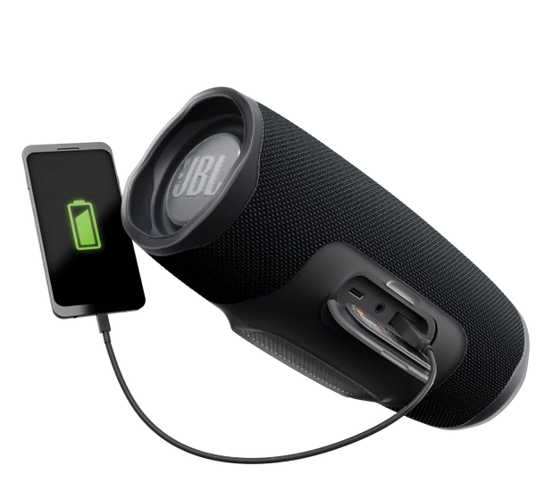 JBL Charge 4 vízálló hordozható Bluetooth hangszóró (Midnight Black) fekete
