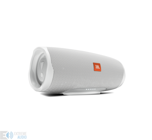 JBL Charge 4 vízálló hordozható Bluetooth hangszóró (Steel White) fehér