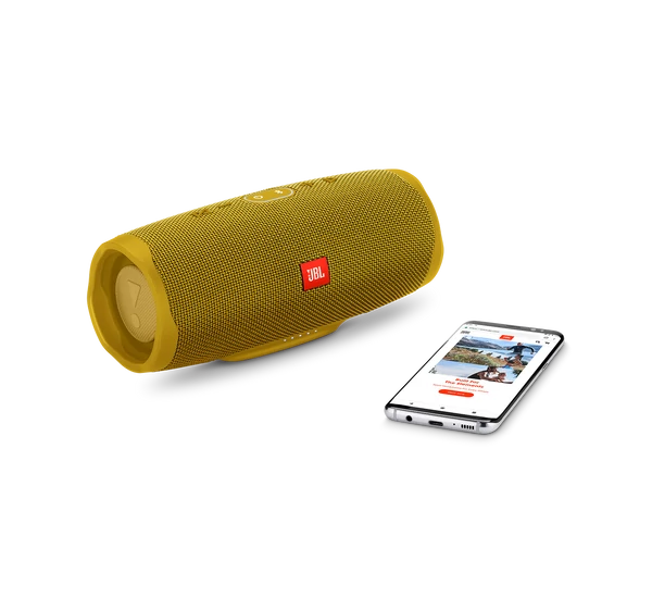 JBL Charge 4 vízálló hordozható Bluetooth hangszóró (Mustard Yellow) sárga