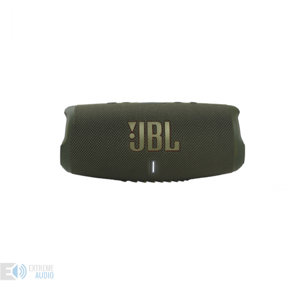JBL Charge 5 vízálló hordozható Bluetooth hangszóró, zöld (Bemutató darab)