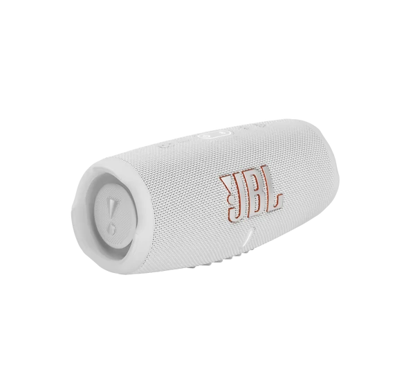 JBL Charge 5 vízálló hordozható Bluetooth hangszóró, fehér