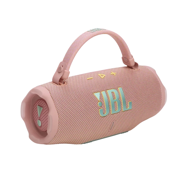 JBL CHARGE 6 vízálló hordozható Bluetooth-hangszóró, pink