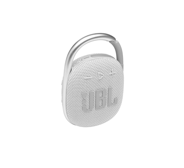 JBL Clip 4 hordozható Bluetooth hangszóró, fehér