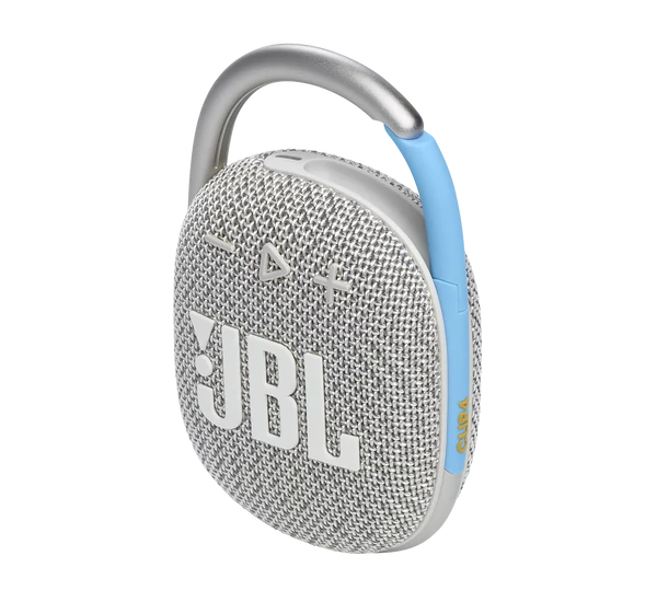 JBL Clip 4 ECO hordozható Bluetooth hangszóró, fehér
