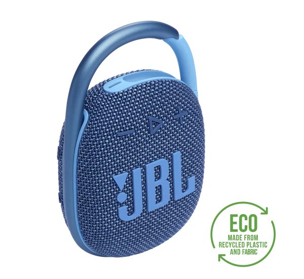 JBL Clip 4 ECO hordozható Bluetooth hangszóró, kék