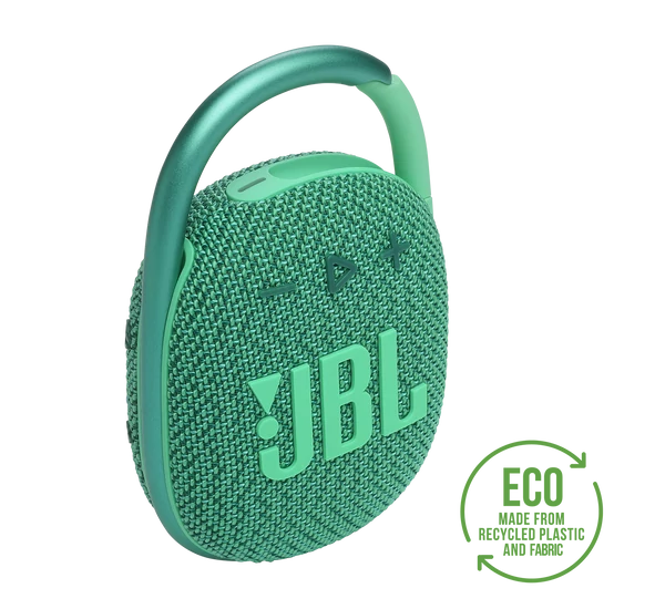 JBL Clip 4 ECO hordozható Bluetooth hangszóró, zöld