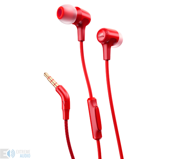 JBL E15 fülhallgató, piros
