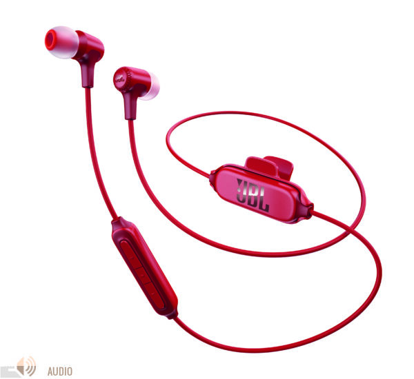 JBL E25 BT Bluetooth fülhallgató, piros